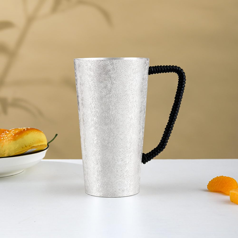 Amazon.com | GuiYinTang 999 Sterling Silver Mug Handmade Hammered
